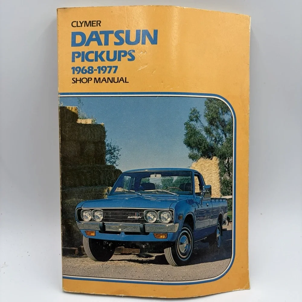 Clymer 1968-1977 Datsun 2-Wheel Drive PickUps Shop Repair Manual Excellent Cond